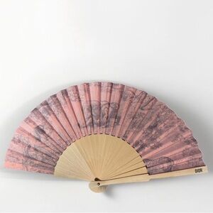 NEW Christian Dior DIORIVIERA Folding Fan Pink